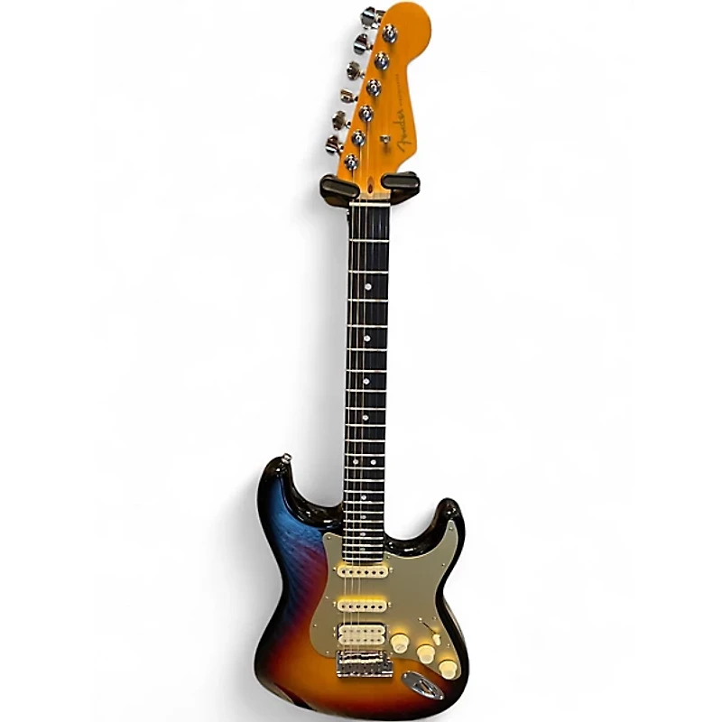 Used Fender American Ultra Stratocaster HSS 3 Color Sunburst Solid Body Electric Guitar