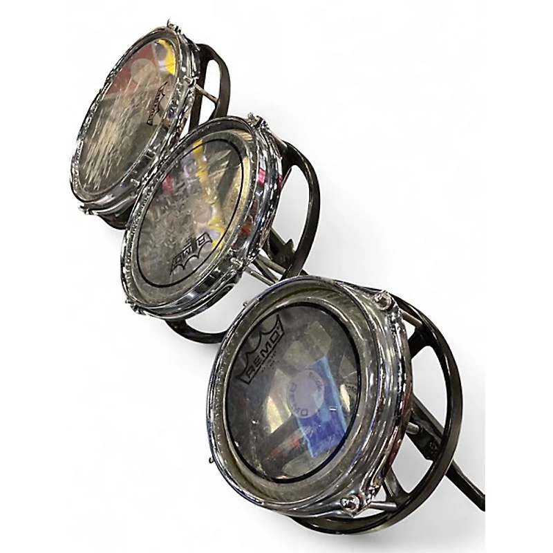 Used Remo Multiple Rototom Black Roto Toms