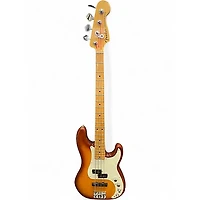 Used Fender American Elite Precision Bass Tobacco Burst Electric Bass Guitar