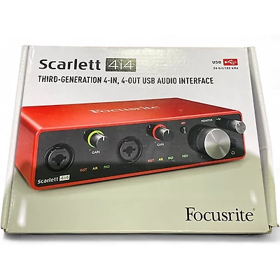 Used Focusrite Scarlett 4i4 Gen 3 Audio Interface