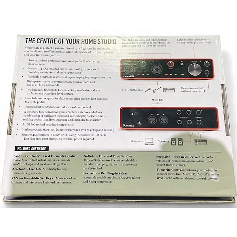 Used Focusrite Scarlett 4i4 Gen 3 Audio Interface