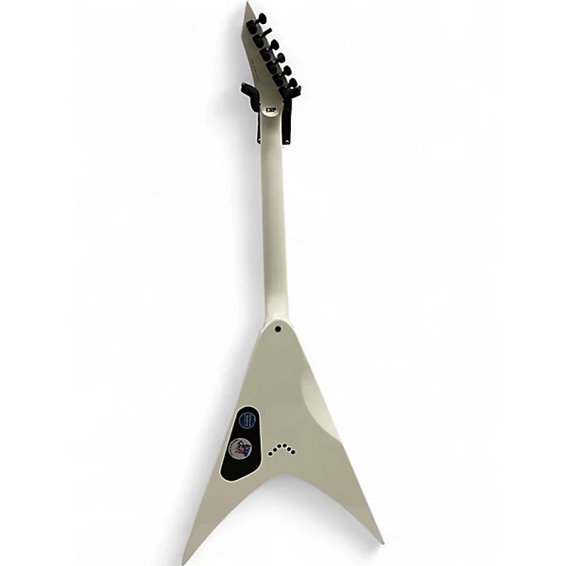 Used ESP LTD DV8R Dave Mustaine Signature White Solid Body Electric Guitar