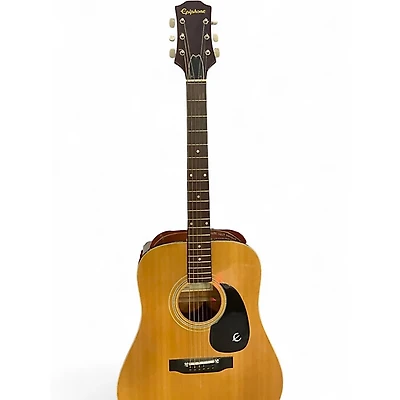 Used Epiphone FT-140 Natural Acoustic Guitar