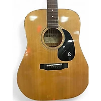 Used Epiphone FT-140 Natural Acoustic Guitar
