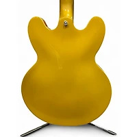 Used Epiphone ES355 Metallic Gold Hollow Body Electric Guitar