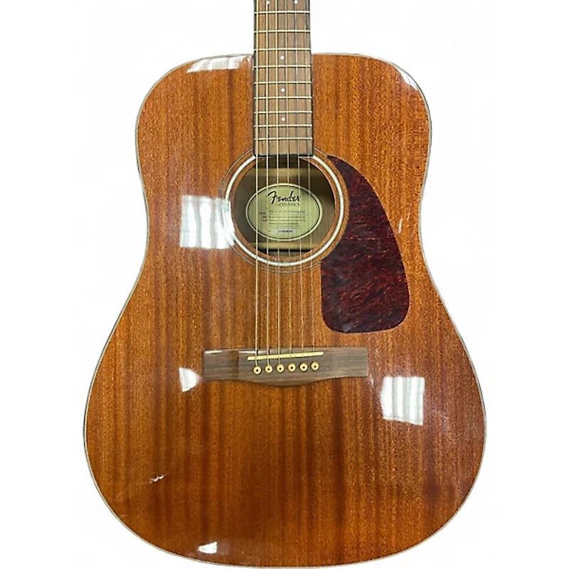 Used Fender CD140SCE Mahogany Mahogany Acoustic Electric Guitar