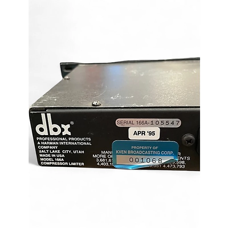 Used dbx 166A Compressor