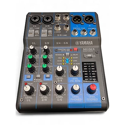 Used Yamaha MG06X Unpowered Mixer