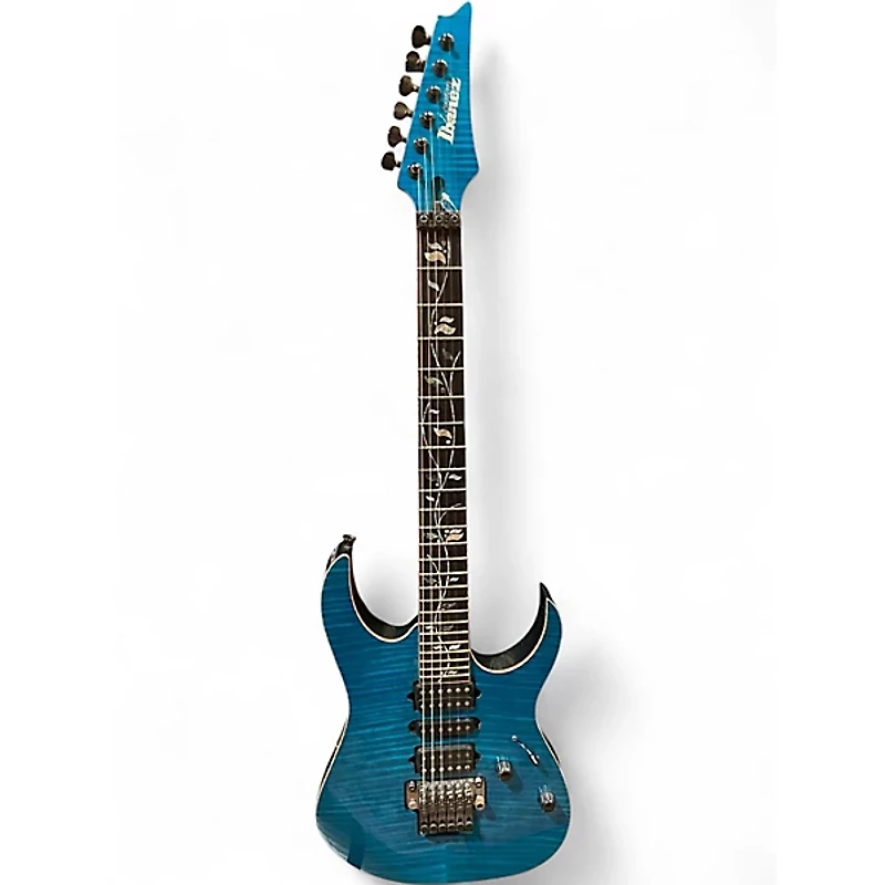Used 2019 Ibanez RG8570Z J CUSTOM Sunburst Solid Body Electric Guitar