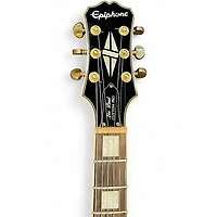 Used Epiphone Les Paul Custom Pro Black Solid Body Electric Guitar