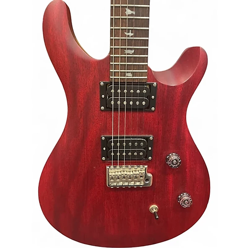 Used PRS SE CE24 Satin Red Solid Body Electric Guitar