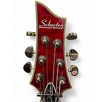 Used Schecter Guitar Research Omen Extreme 6 Floyd Rose Black Cherry Solid Body Electric Guitar