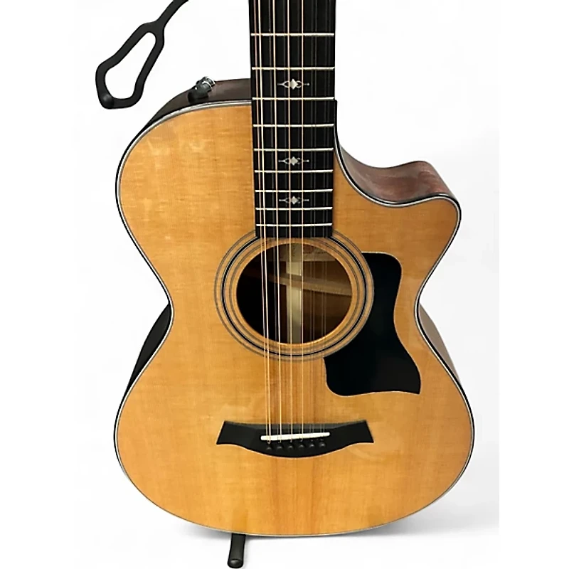 Used Taylor 352CE Natural 12 String Acoustic Electric Guitar