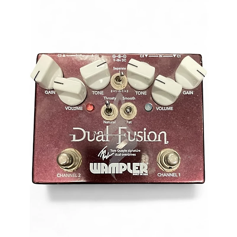 Used Wampler Dual Fusion Tom Quayle Signature Overdrive Effect Pedal