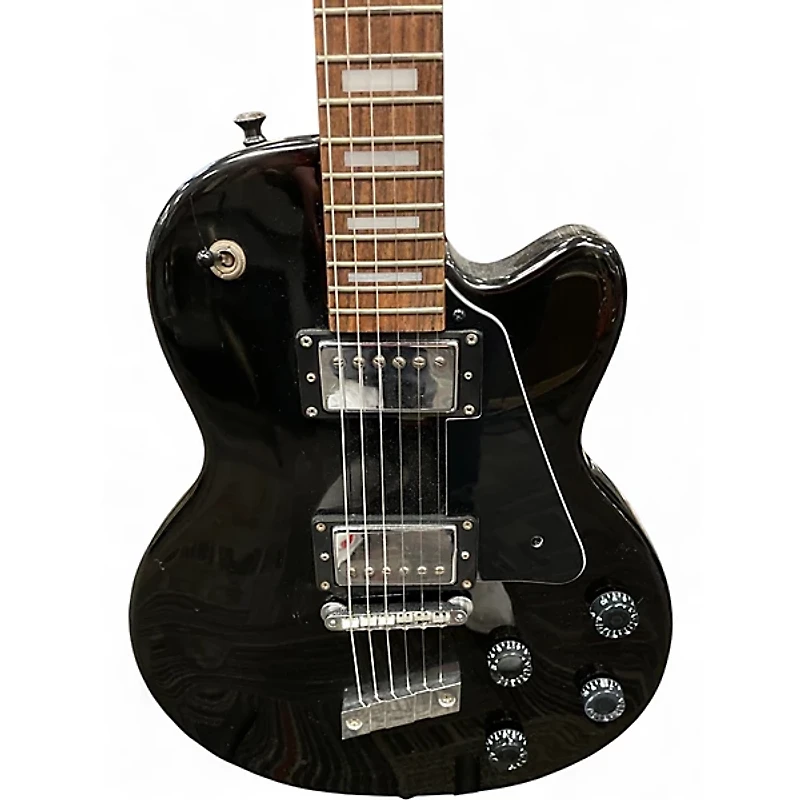 Used DeArmond M65 Black Solid Body Electric Guitar