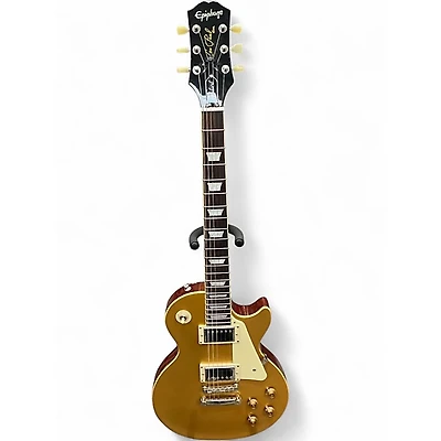 Used Epiphone Les Paul Standard 1950s Metallic Gold Solid Body Electric Guitar