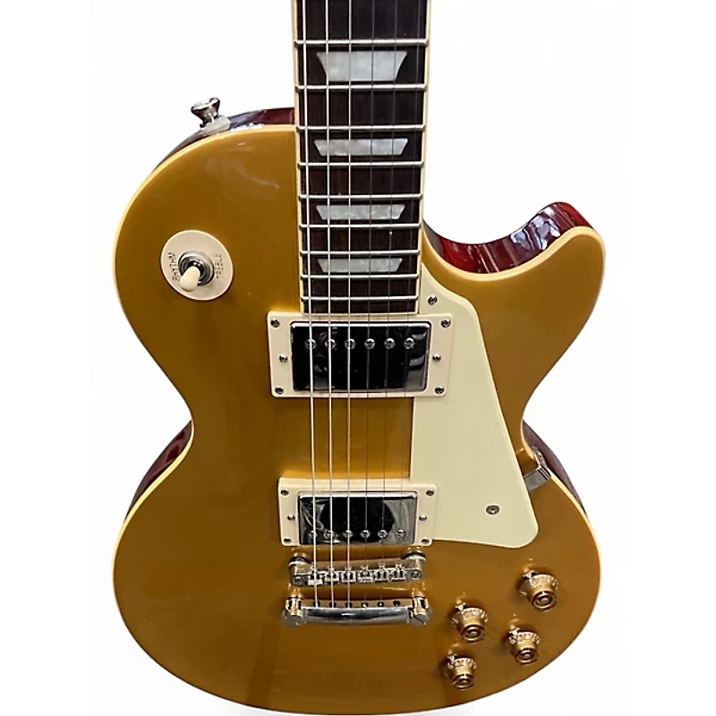 Used Epiphone Les Paul Standard 1950s Metallic Gold Solid Body Electric Guitar
