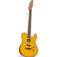 Used Fender Acoustasonic Player Telecaster Butterscotch Blonde Acoustic Electric Guitar