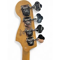 Used Squier Precision Bass Black and White Electric Bass Guitar