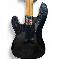 Used Squier Precision Bass Black and White Electric Bass Guitar