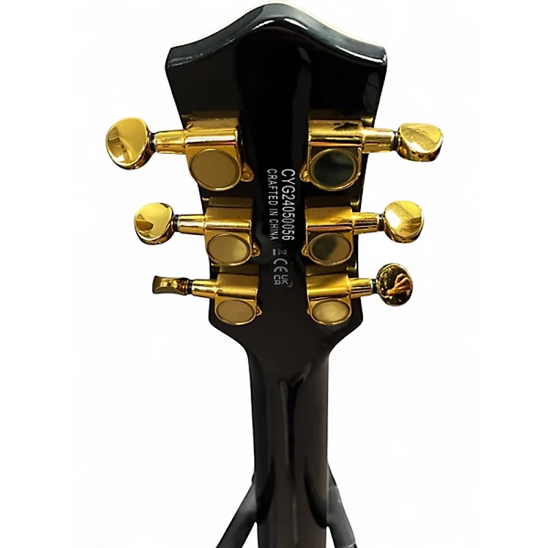 Used Gretsch Guitars G5237TG Black and Gold Solid Body Electric Guitar