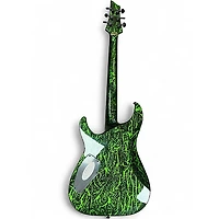 Used Schecter Guitar Research C1 SILVER MOUNTAIN TOXIC VENOM Solid Body Electric Guitar