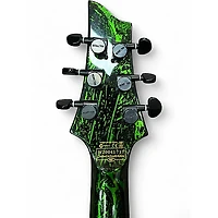 Used Schecter Guitar Research C1 SILVER MOUNTAIN TOXIC VENOM Solid Body Electric Guitar