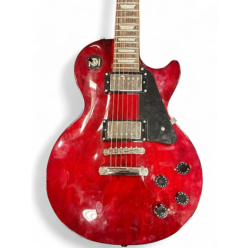 Used Epiphone Les Paul Studio Crimson Red Trans Solid Body Electric Guitar