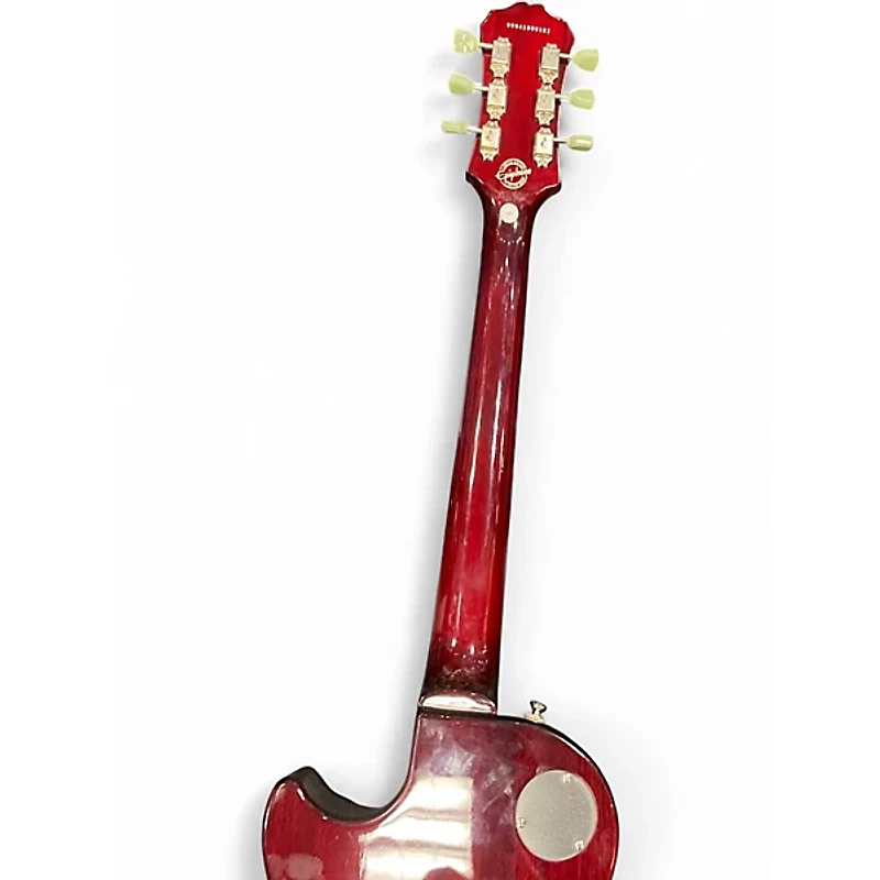 Used Epiphone Les Paul Studio Crimson Red Trans Solid Body Electric Guitar
