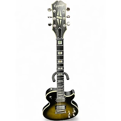 Used Epiphone Les Paul Custom GX Prophecy OLIVE BURST Solid Body Electric Guitar