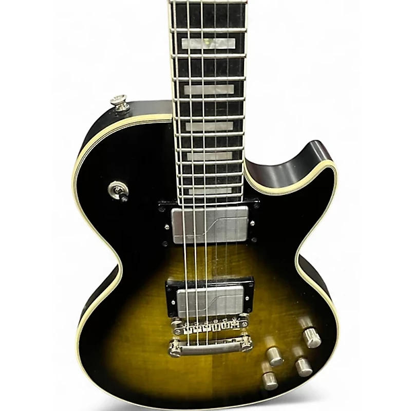 Used Epiphone Les Paul Custom GX Prophecy OLIVE BURST Solid Body Electric Guitar