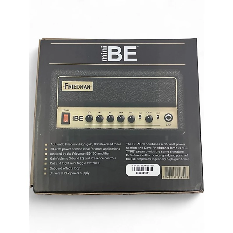 Used Friedman MINI-BE Solid State Guitar Amp Head