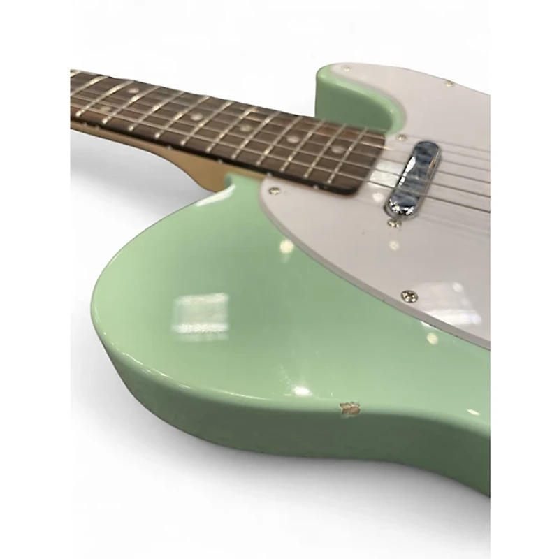Used Squier Telecaster Mint Green Solid Body Electric Guitar