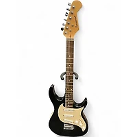 Used Burswood 08A07 Black Solid Body Electric Guitar