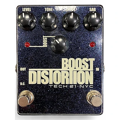 Used Tech 21 BOOST DISTORTION Effect Pedal