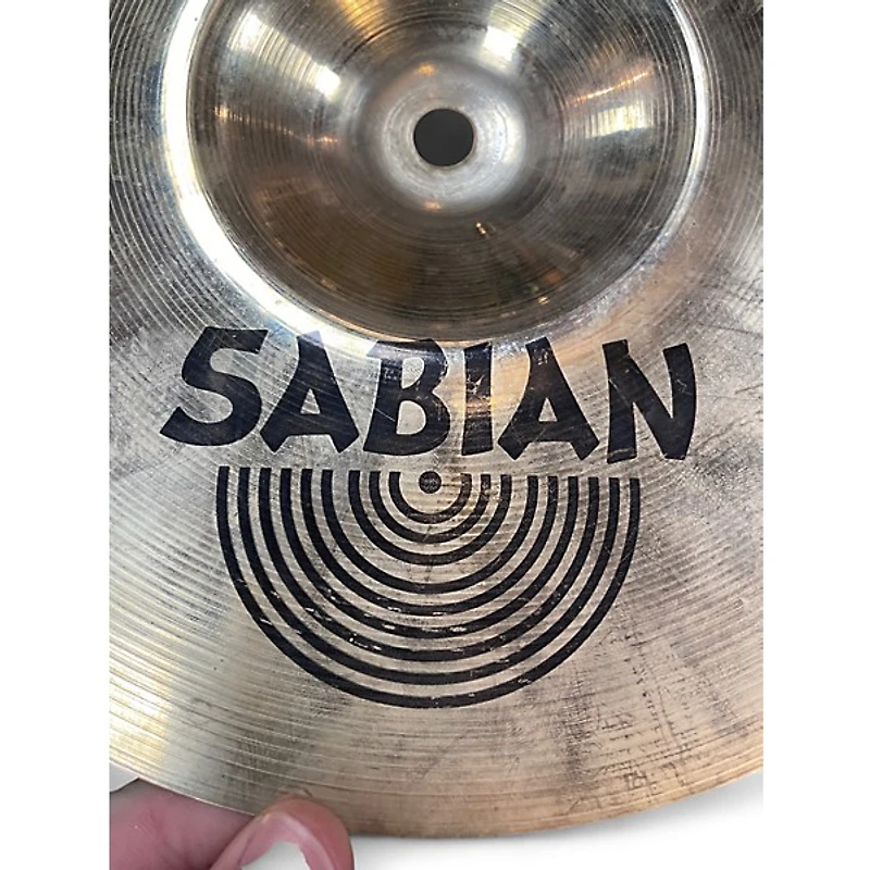 Used SABIAN 10in AAX Splash Brilliant Cymbal