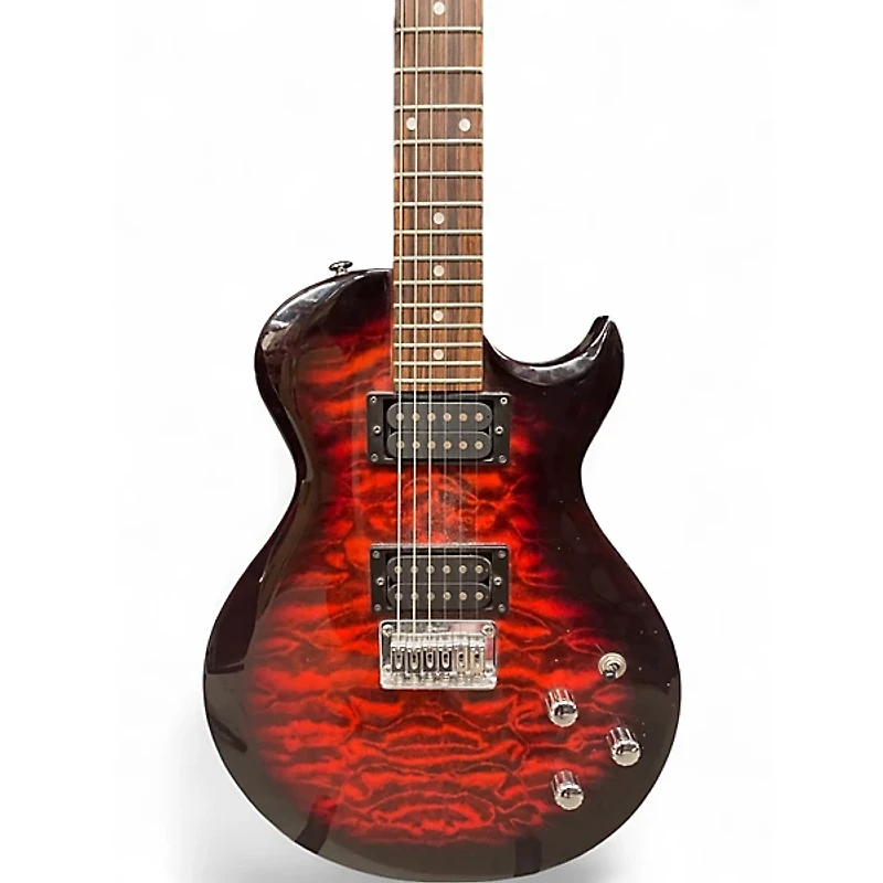 Used Ibanez Gio Ax Trans Red Solid Body Electric Guitar