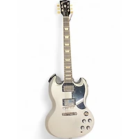 Used Gibson SG STANDARD 61 Silver Solid Body Electric Guitar