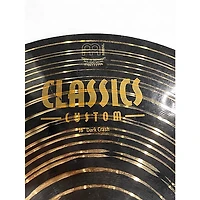 Used MEINL 16in CLASSIC CUSTOM DARK CRASH Cymbal