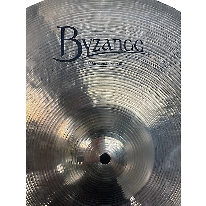 Used MEINL 18in Byzance Medium Thin Crash Brilliant Cymbal