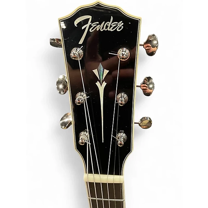 Used Fender PS-220E Natural Acoustic Guitar