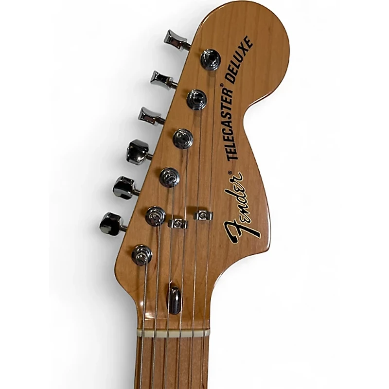 Used Fender Deluxe Telecaster Brown Solid Body Electric Guitar