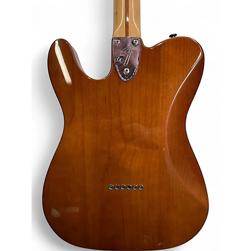 Used Fender Deluxe Telecaster Brown Solid Body Electric Guitar