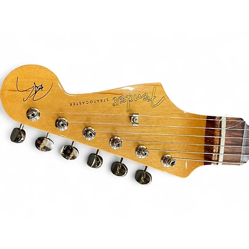 Used Fender Artist Series Robert Cray Stratocaster 3 Tone Sunburst Solid Body Electric Guitar