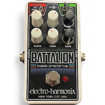 Used Electro-Harmonix BATTALION Bass Effect Pedal