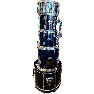 Used Pearl 5 Piece Export Black Drum Kit