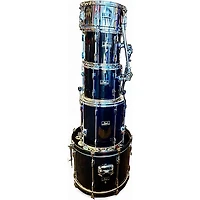 Used Pearl 5 Piece Export Black Drum Kit