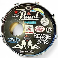 Used Pearl 5 Piece Export Black Drum Kit