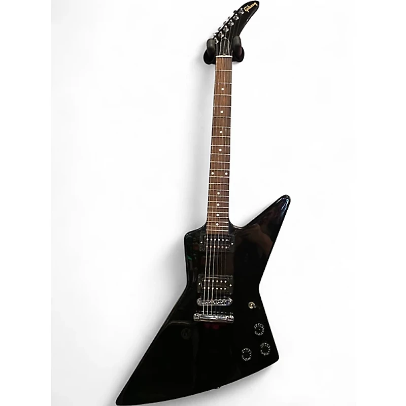 Used Gibson Explorer Black Solid Body Electric Guitar