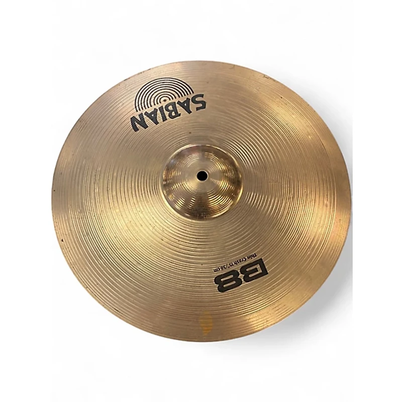 Used SABIAN 15in B8 Thin Crash Cymbal